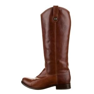 FRYE Melissa Button Leather Riding Boots